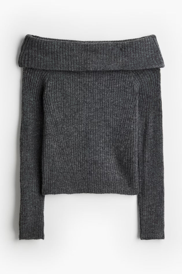 Sila | Off-Shoulder Strickpullover