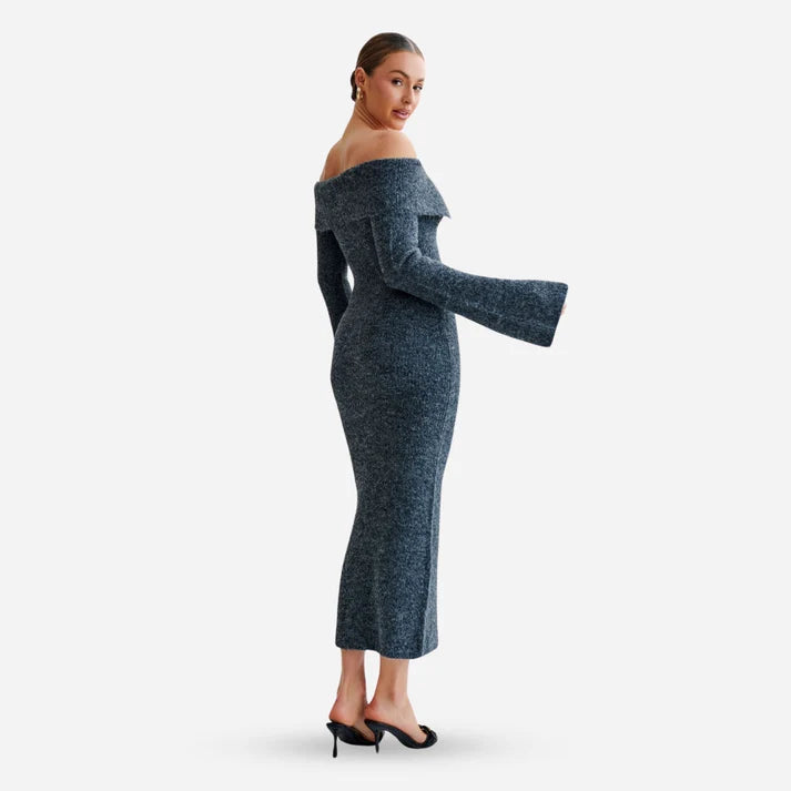 Baxter Off-Shoulder Knit Dress