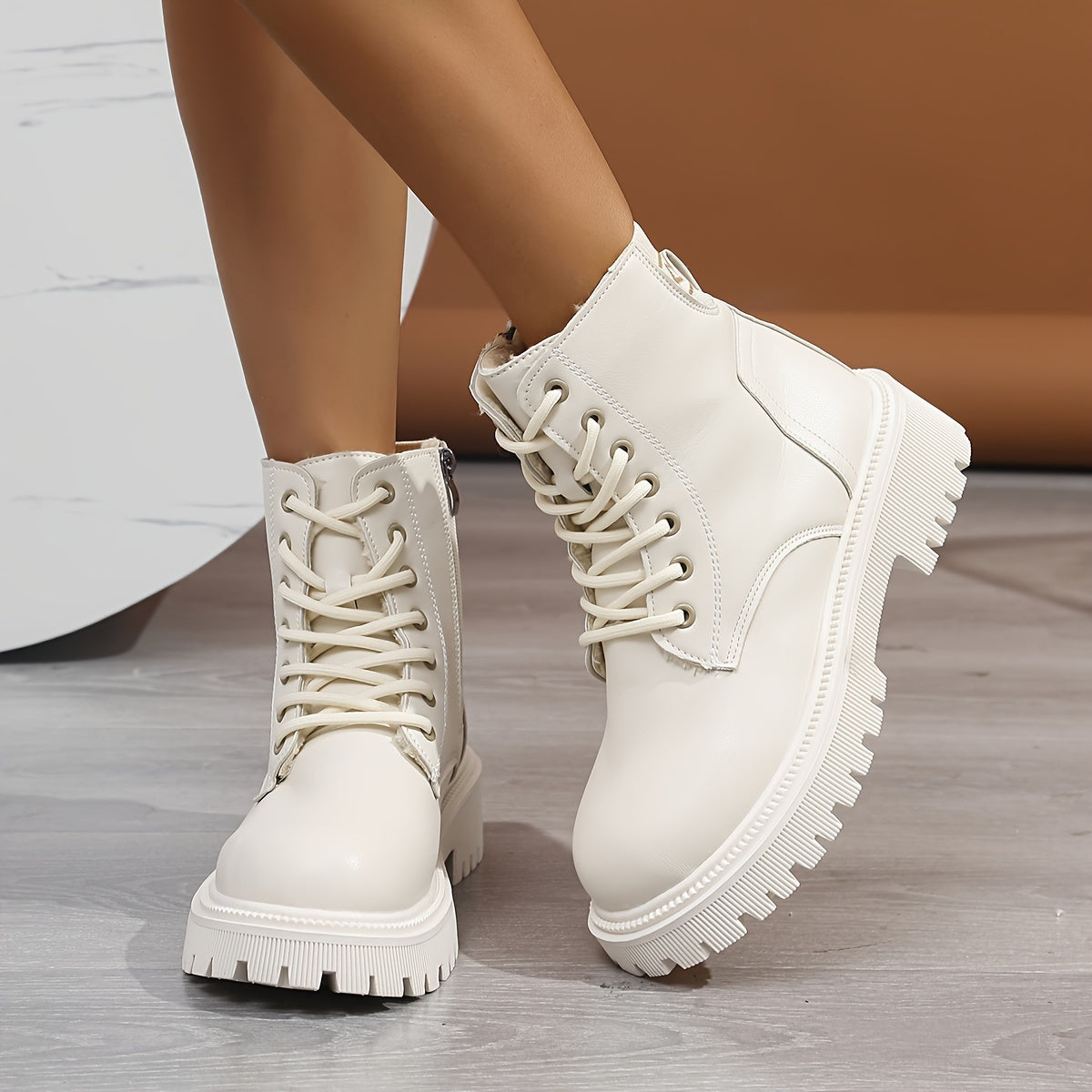 Sophie | Ankle Booties with Zipper