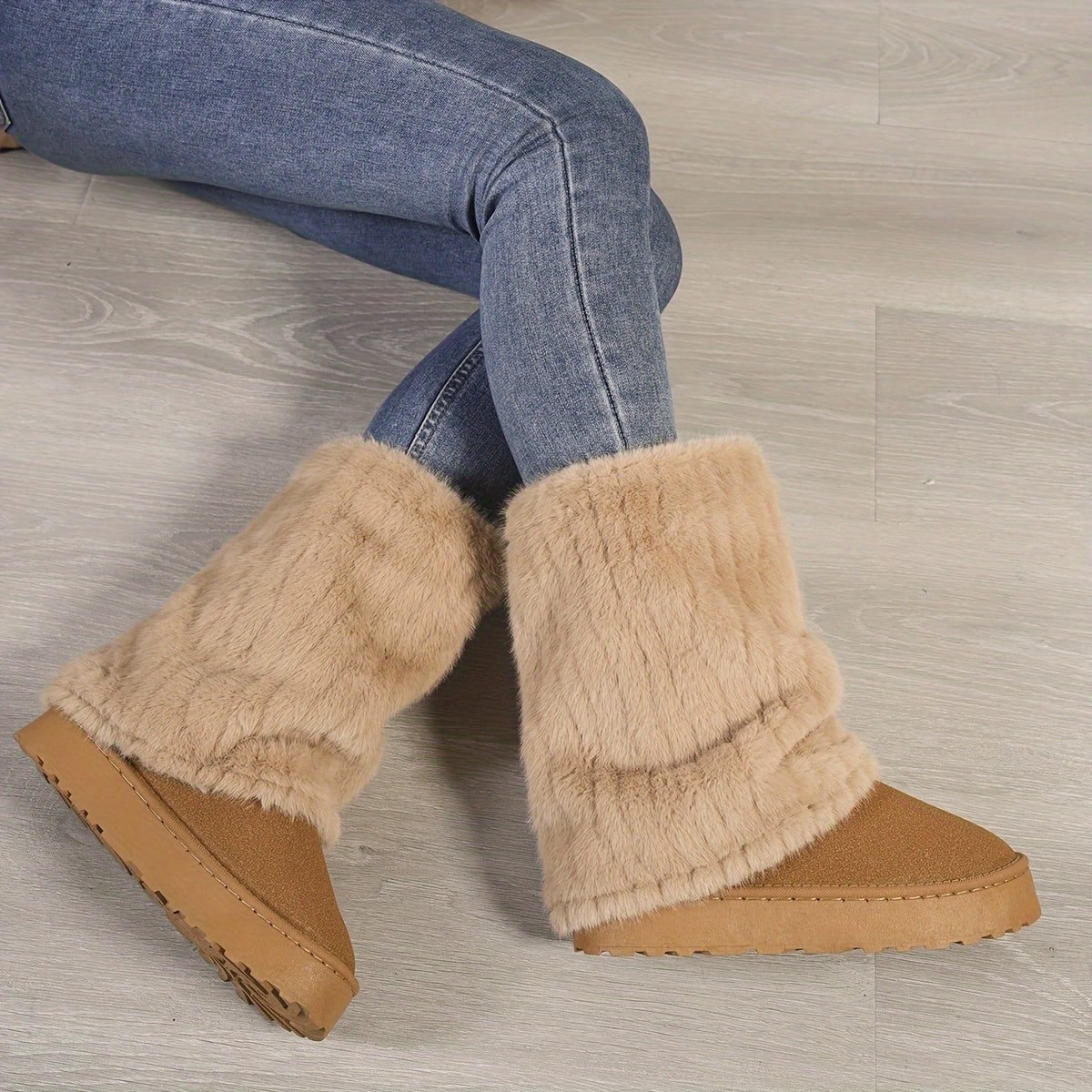 Elizabeth | Arctic faux fur boots