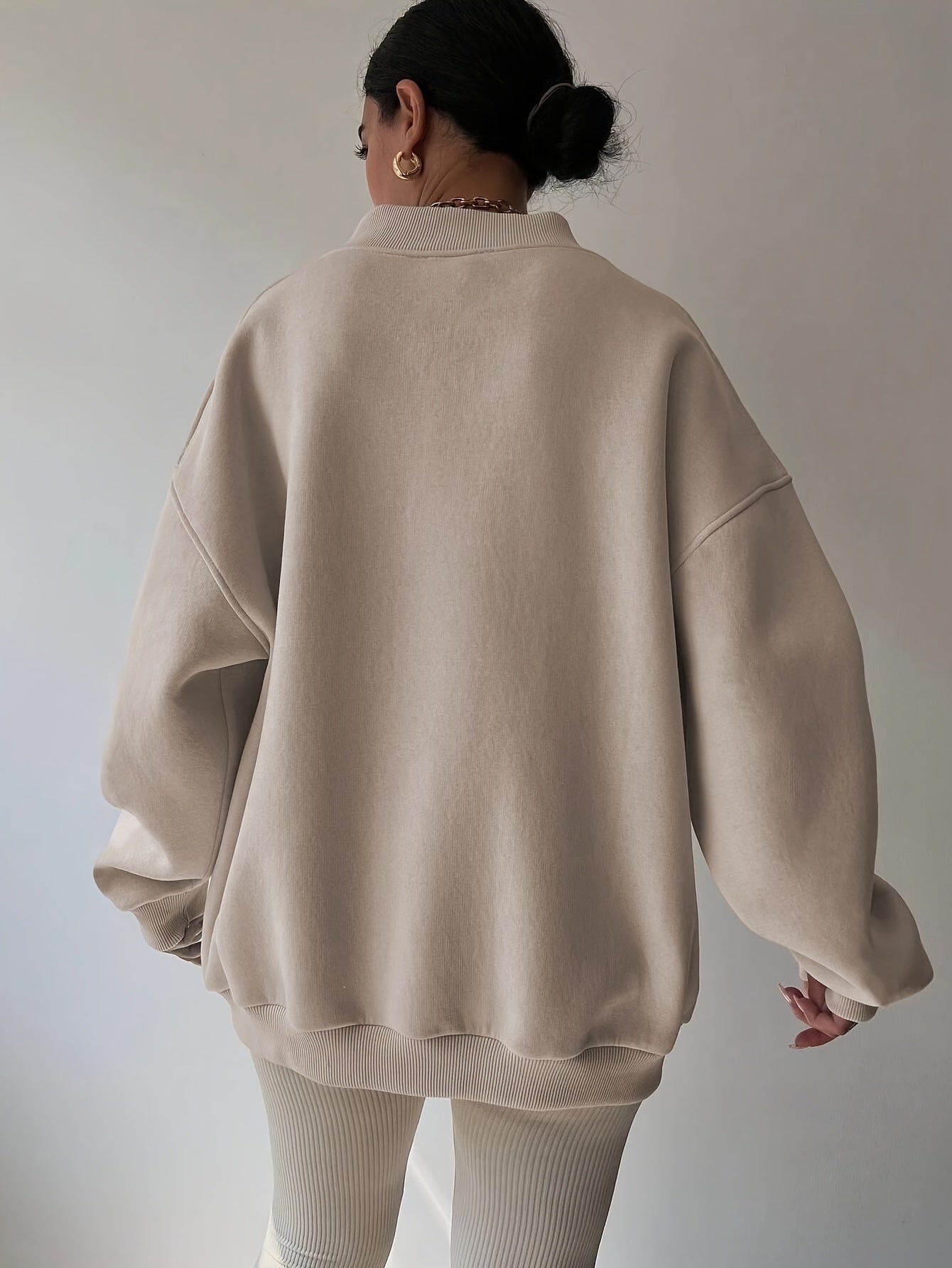 Bella | Pullover-Sweatshirt mit überschnittenen Schultern