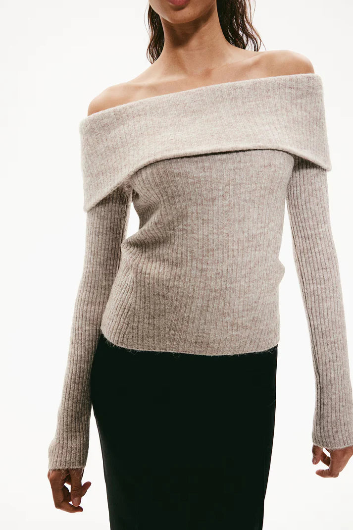 Sila | Off-Shoulder Strickpullover